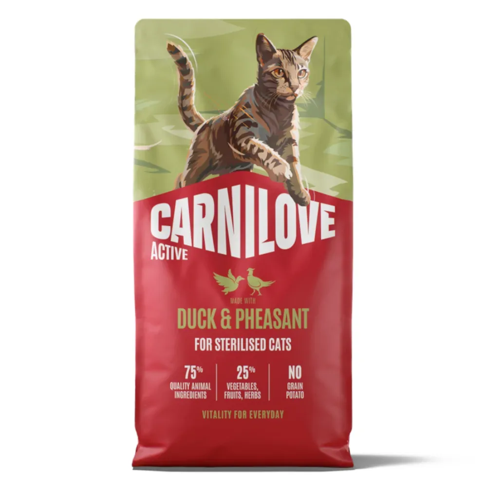 Carnilove Active Adult Sterilised mit Ente & Fasan - 6 kg