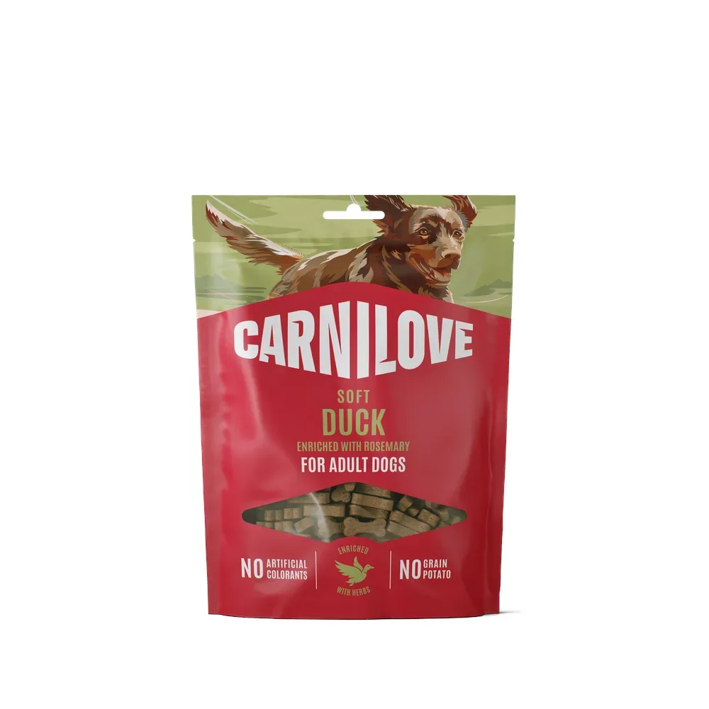 Carnilove Dog Soft Snack - 200 g Ente mit Rosmarin