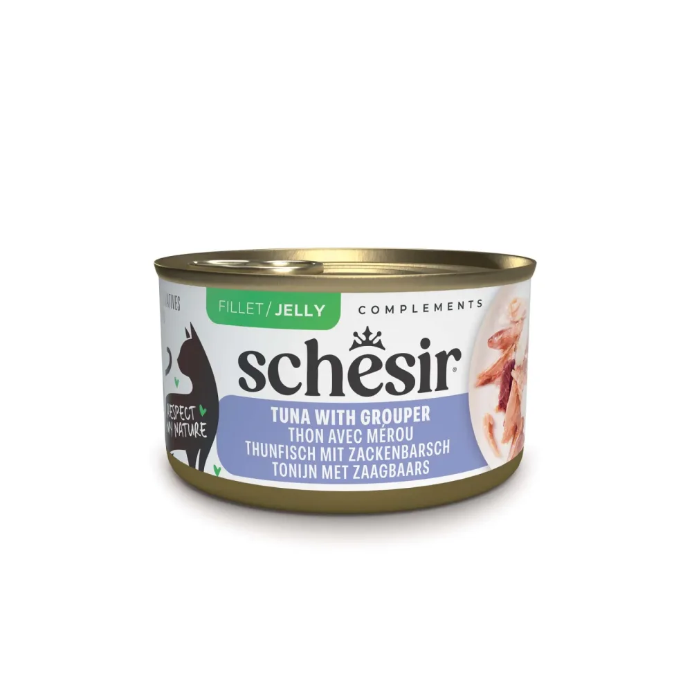 Sparpaket Schesir Complements in Gelee 24 x 70 g - Thunfisch mit Zackenbarsch