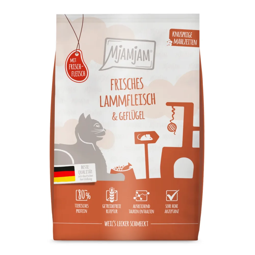 MjAMjAM Knusprige Mahlzeiten Lamm & Geflügel - 300 g