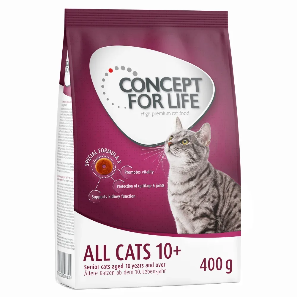 Concept for Life All Cats 10+ - NEU: Sparpaket 3 x 3 kg