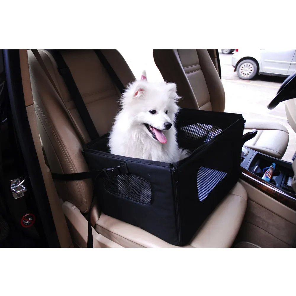 Autositz für Hunde bis 19 kg - B 47,5 x T 38 x H 27,5 cm