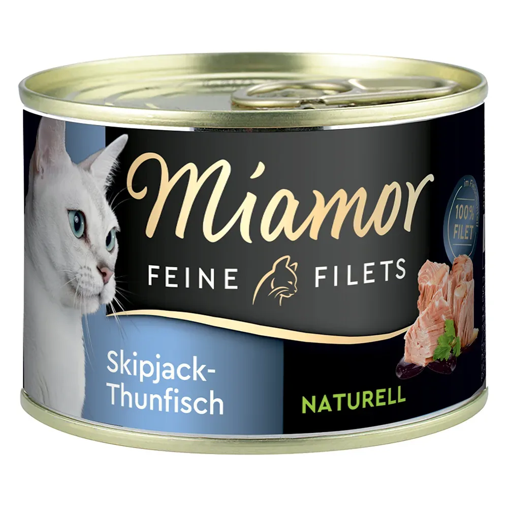 Sparpaket Miamor Feine Filets Naturelle 24 x 156 g - Huhn