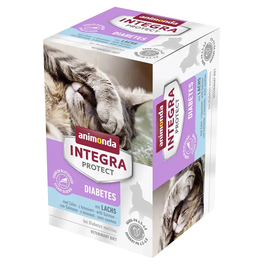 Sparpaket animonda Integra Protect Adult Diabetes Schale 24 x 100 g - mit Geflügel