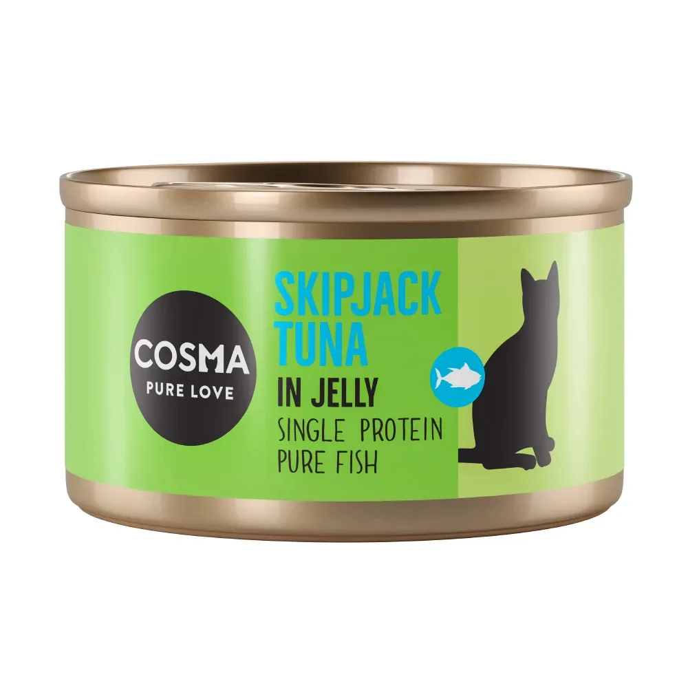 Sparpaket Cosma Original in Jelly 24 x 85 g - Skipjack Thunfisch