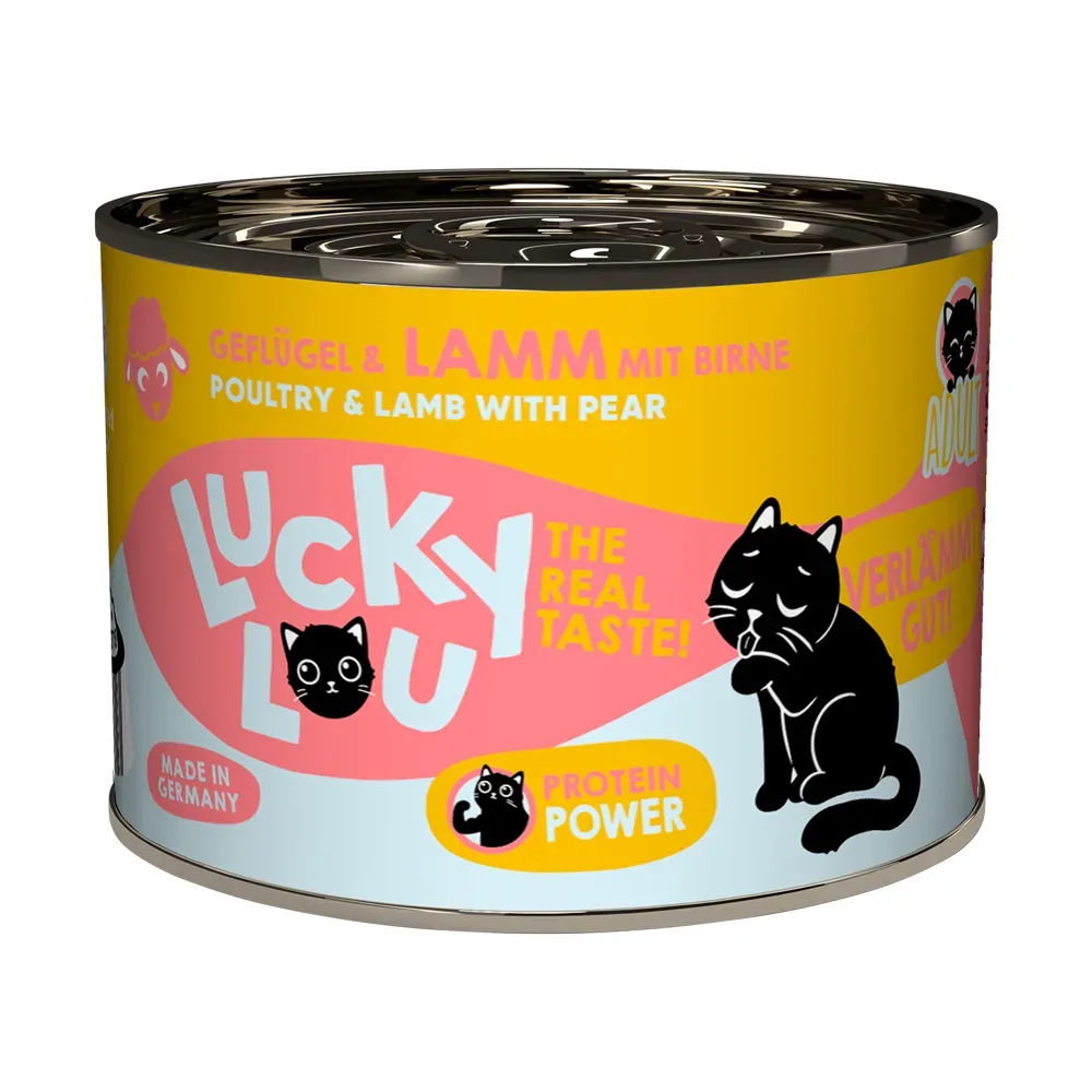 Lucky Lou Nassfutter Katze Adult Tasty Mixpaket 6x200 g Tasty-Mix