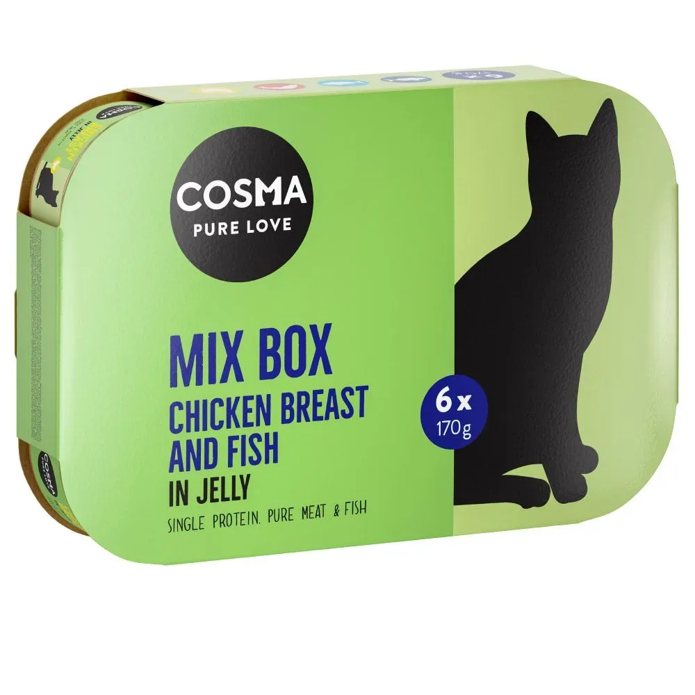 Sparpaket Cosma Original in Jelly 24 x 170 g - Mix (4 Sorten)