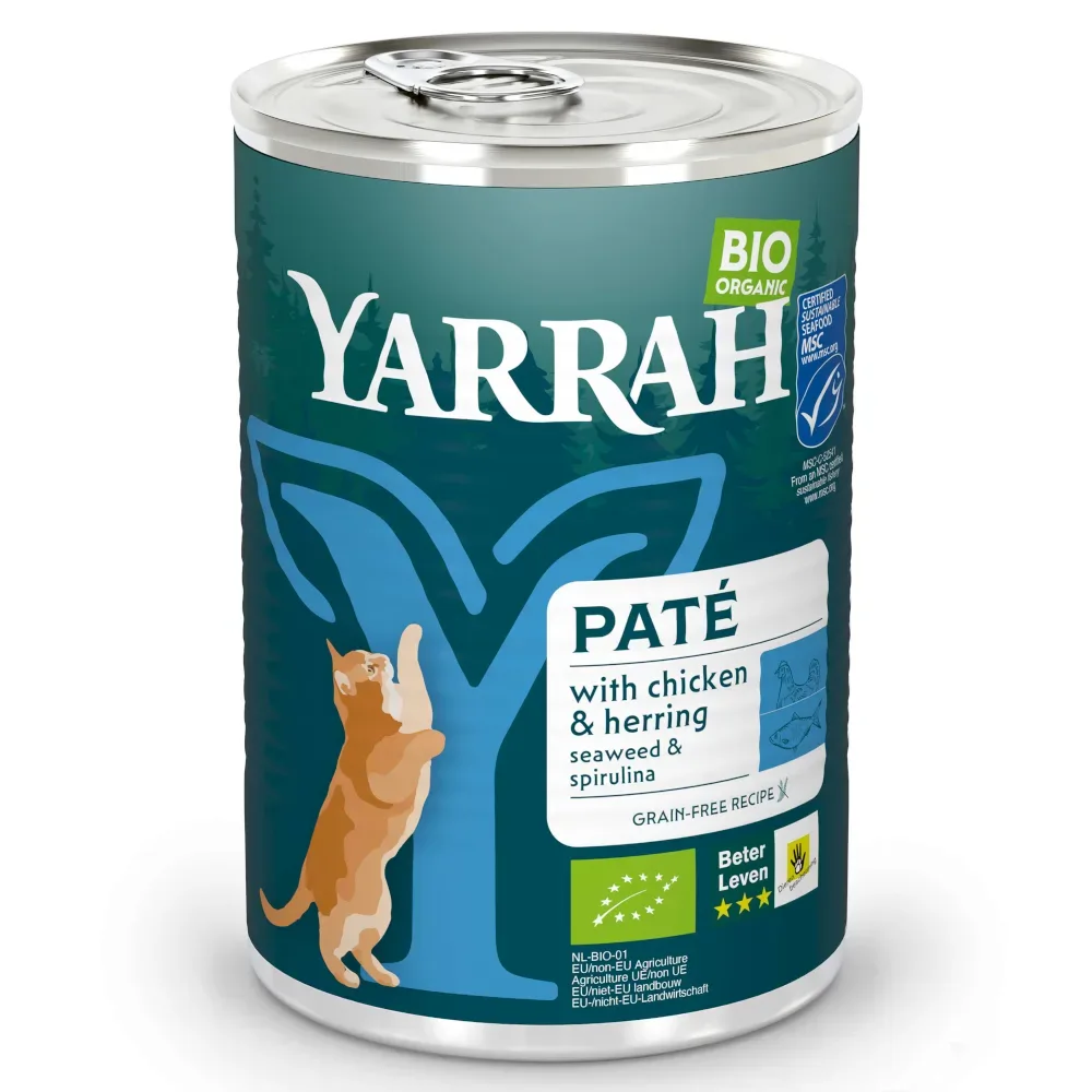 Yarrah Bio Pâté 1 x 400 g - Bio-Huhn