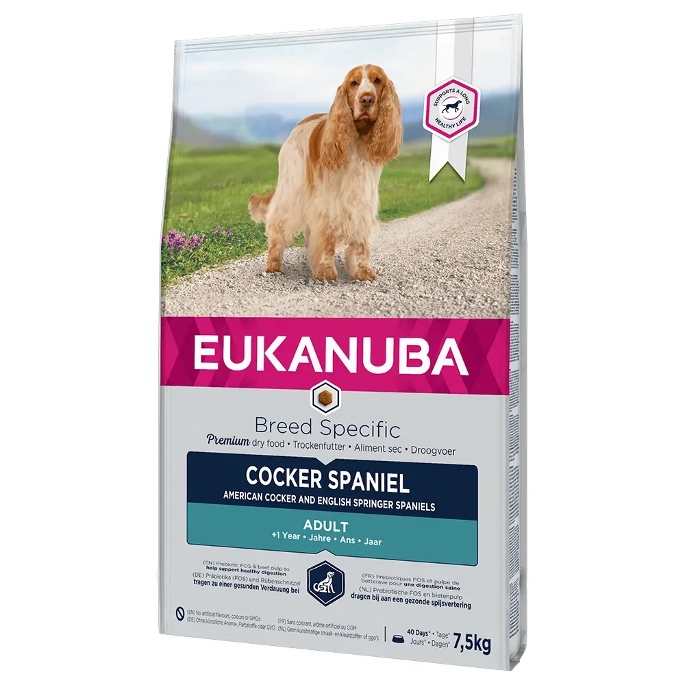 Sparpaket Eukanuba Adult Breed Specific - Cocker Spaniel 2 x 7,5 kg