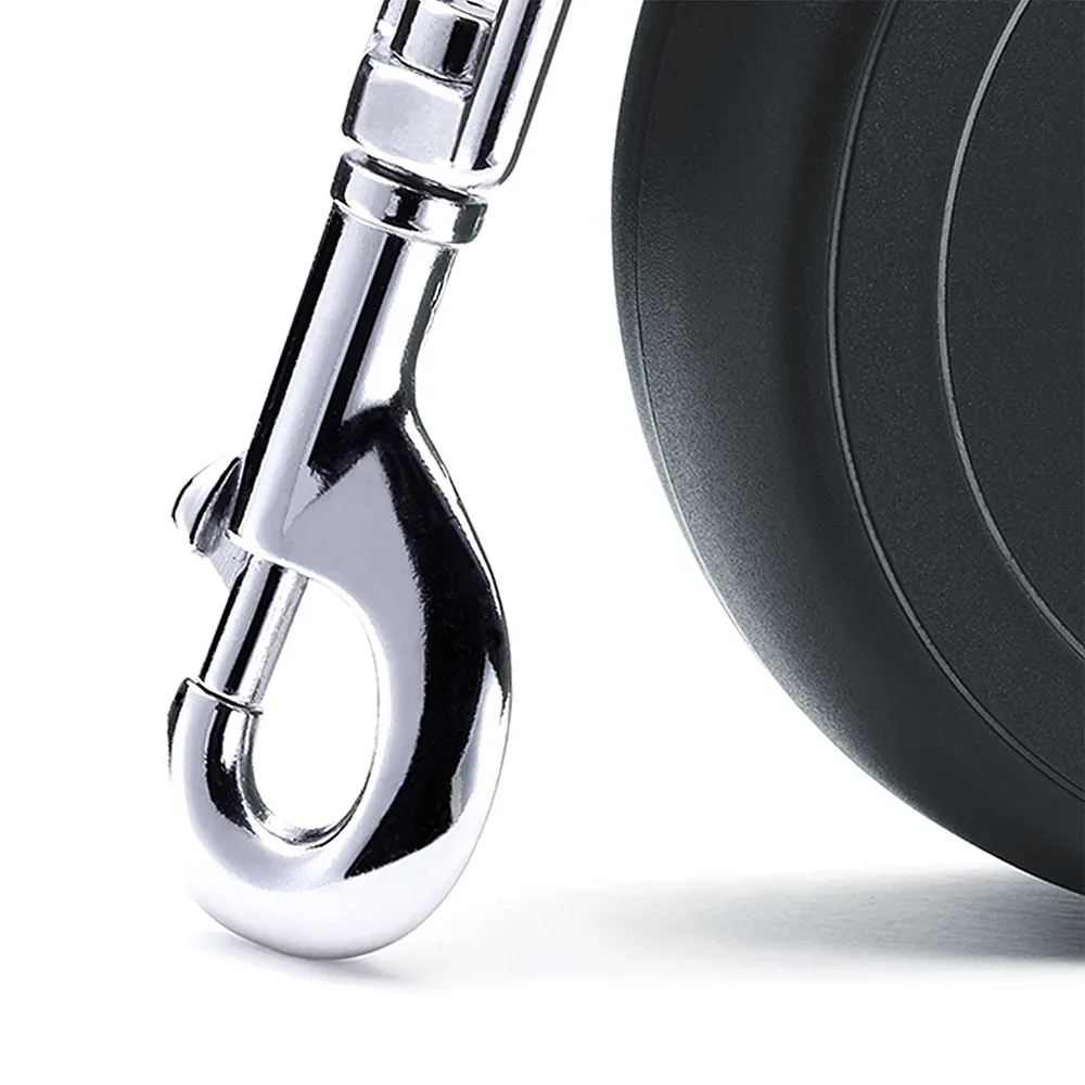 Flexi New Classic Gurt schwarz M, 5 m, 25 kg