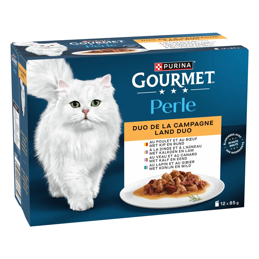 Sparpaket Gourmet Perle Gemischte Auswahl 24 x 85 g - Duo vom Land (4 Sorten)