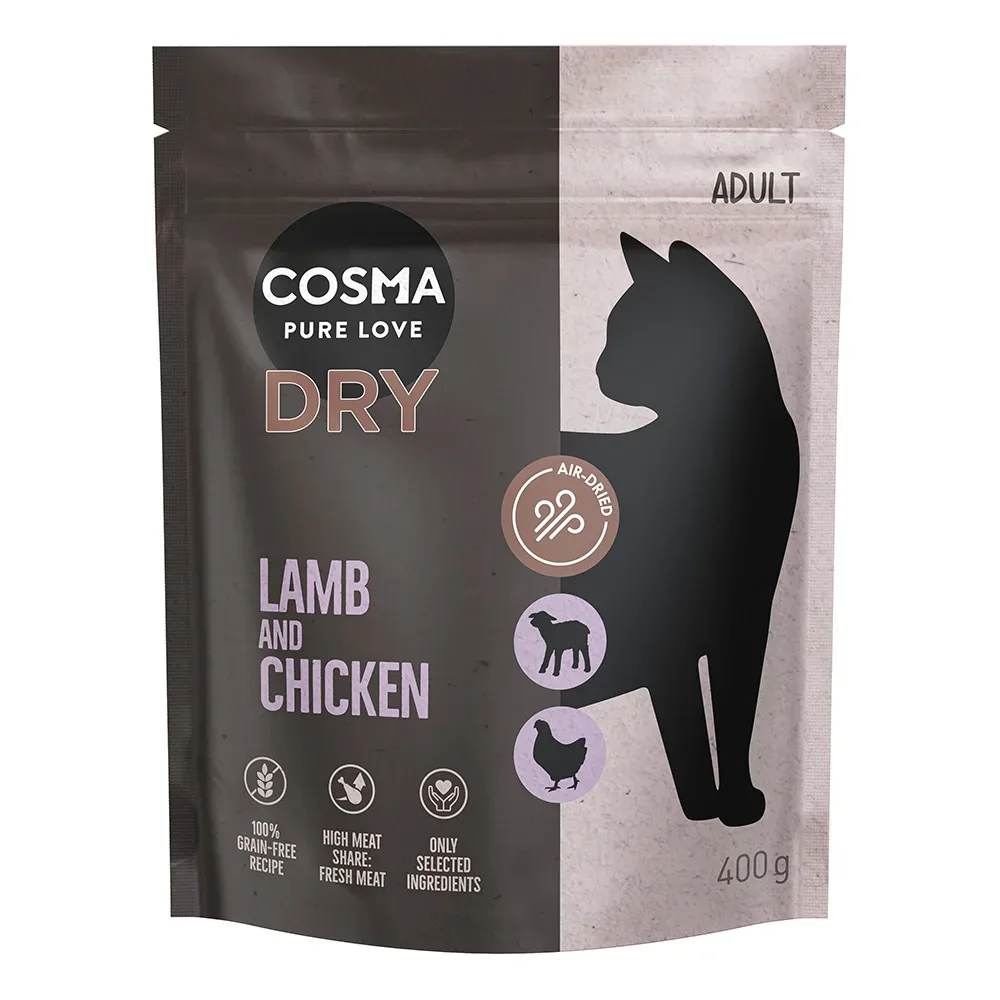 Cosma Air-Dried Trockenfutter Lamm & Huhn  - 400 g