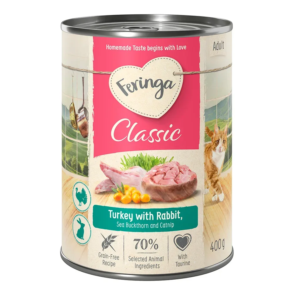 Feringa Classic Meat Menü 6 x 400 g - Kaninchen & Truthahn