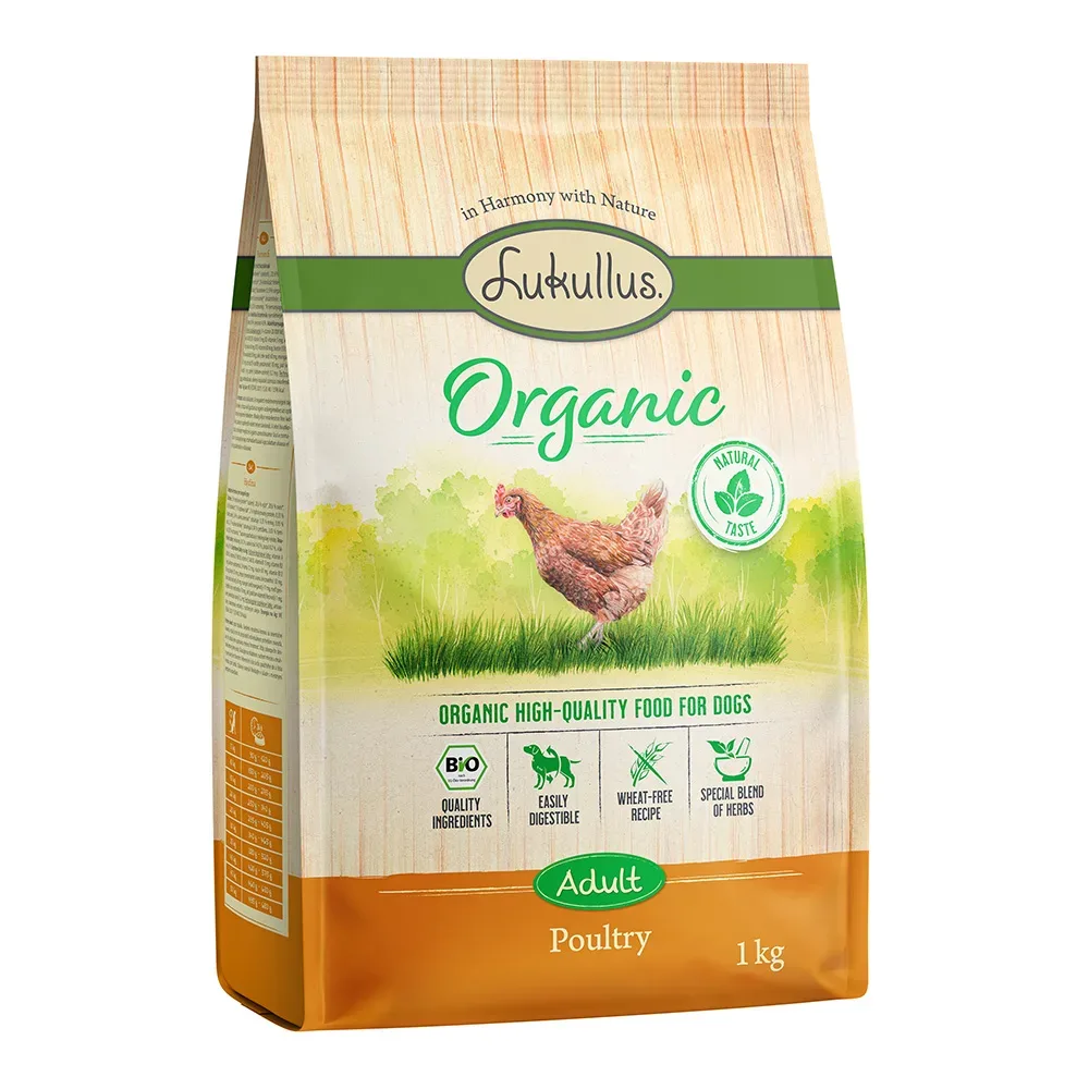Lukullus Organic Geflügel (weizenfrei) - Sparpaket: 2 x 10 kg