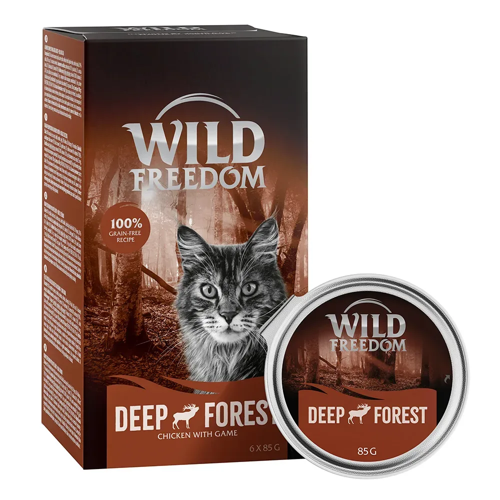 Wild Freedom Adult Schale 6 x 85 g - Deep Forest - Wild & Huhn