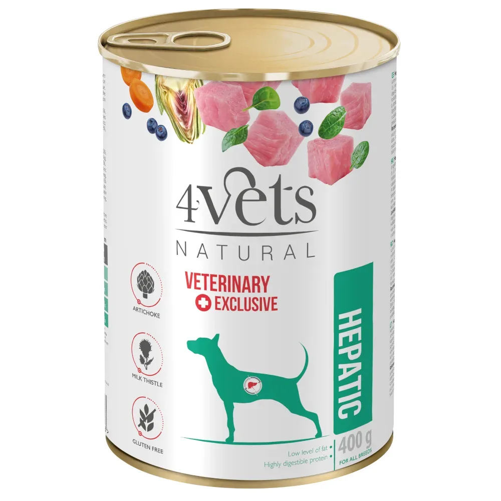 4vets Natural Hepatic - 6 x 400 g