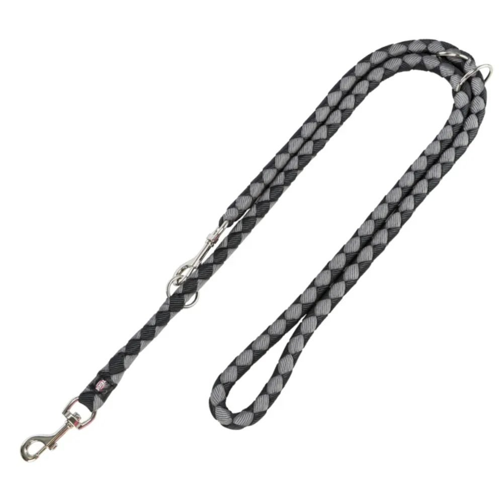 Trixie Cavo Verlängerungsleine, schwarz/grafit - Grösse L - XL: 200 cm lang, Ø 18 mm