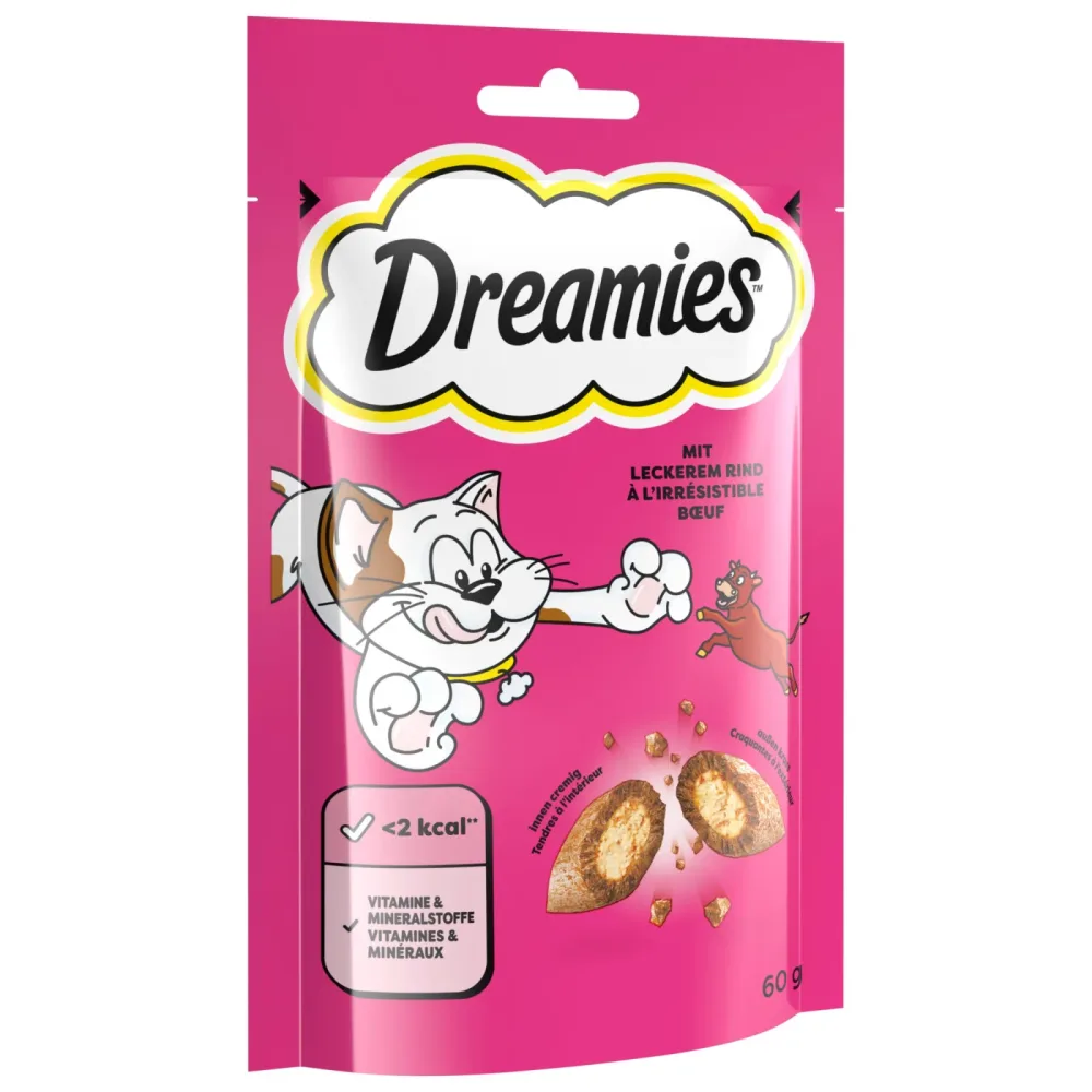 Dreamies Katzensnack Klassik - mit Rind (60 g)