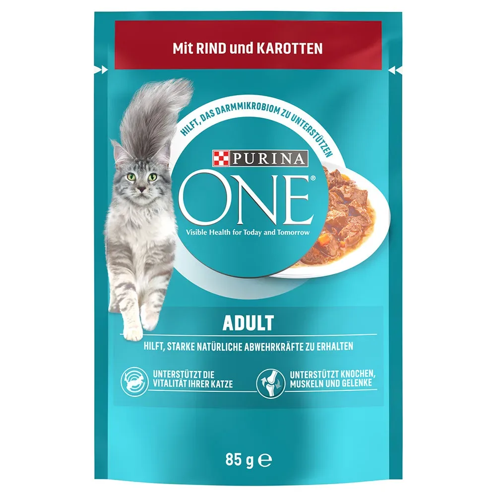 Sparpaket PURINA ONE 26 x 85 g - Sterilised mit Truthahn & grünen Bohnen