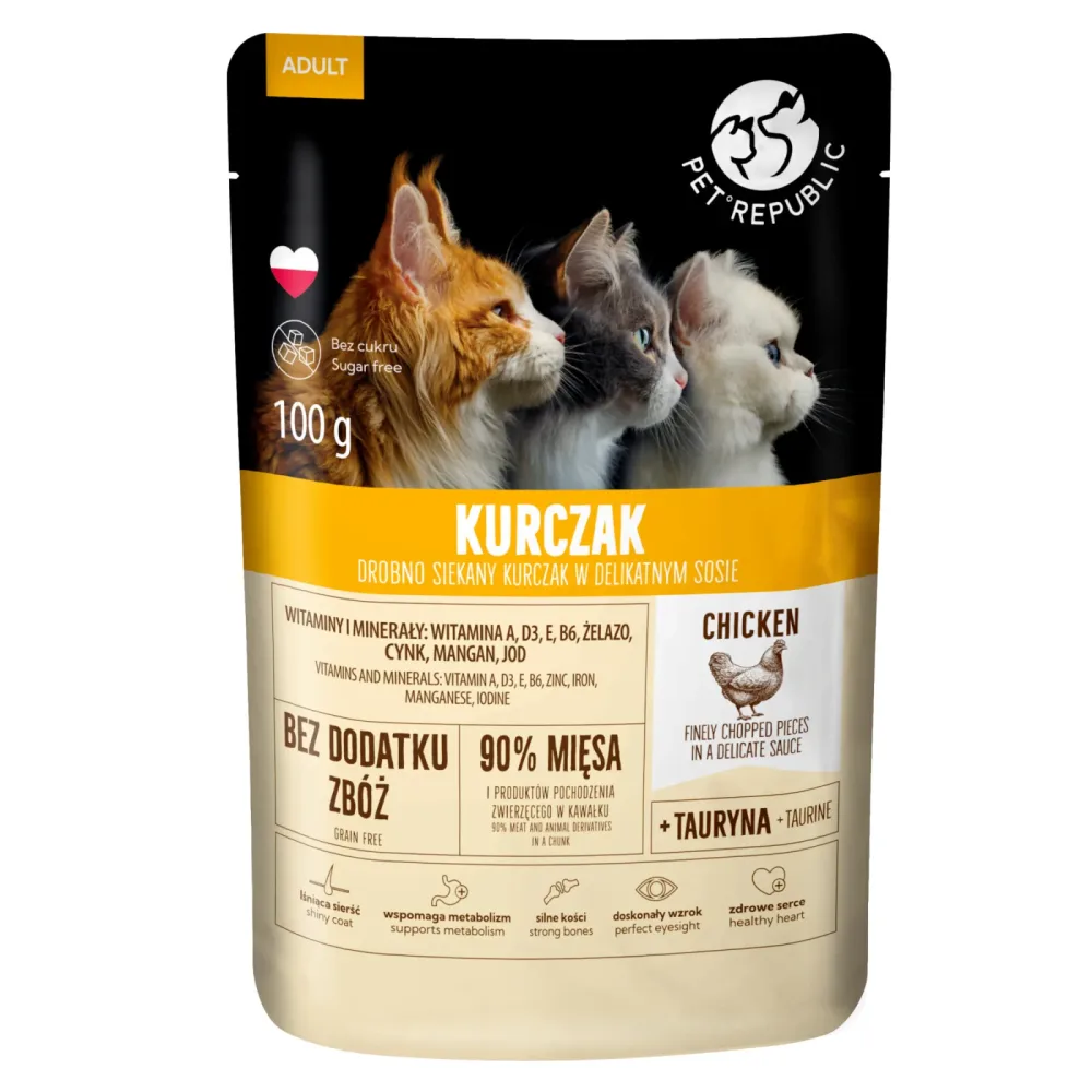 Pet Republic Feline - Huhn (48 x 100 g)