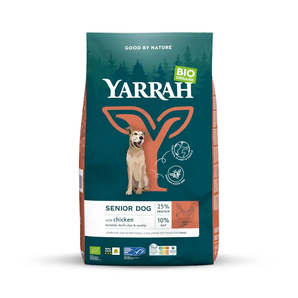 Yarrah Bio Senior mit Bio Huhn - Sparpaket: 2 x 10 kg