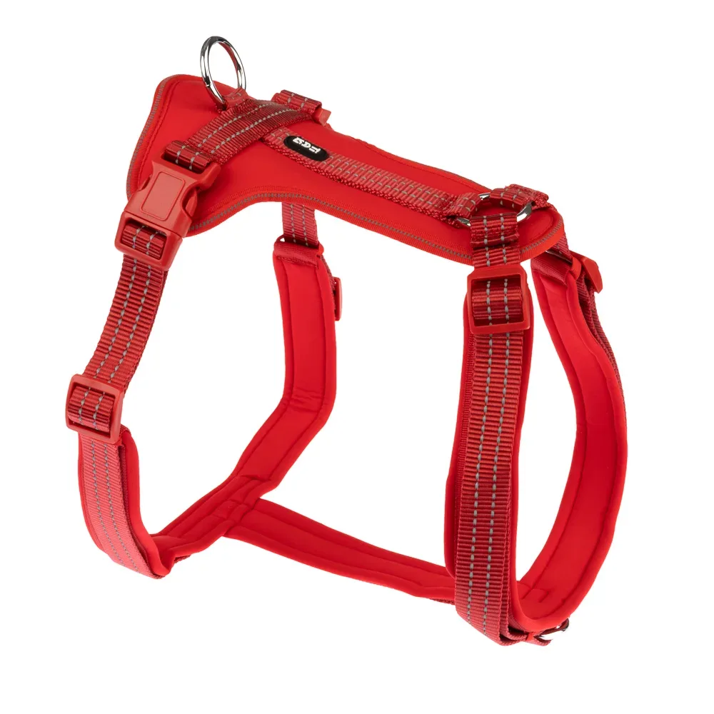 TIAKI Geschirr Neoprene, rot - Grösse XL: 62 - 110 cm Brustumfang