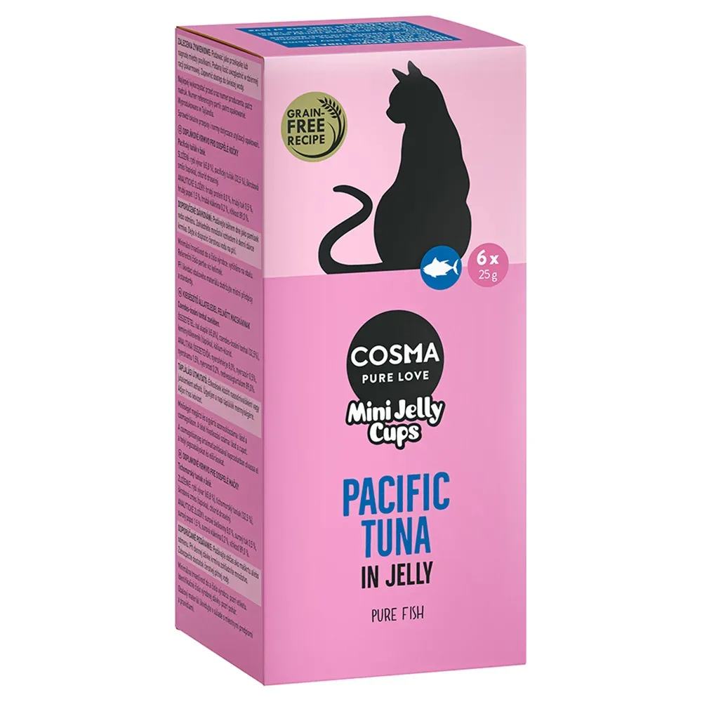 Cosma Mini Jelly Cups 6 x 25 g - Pazifikthunfisch