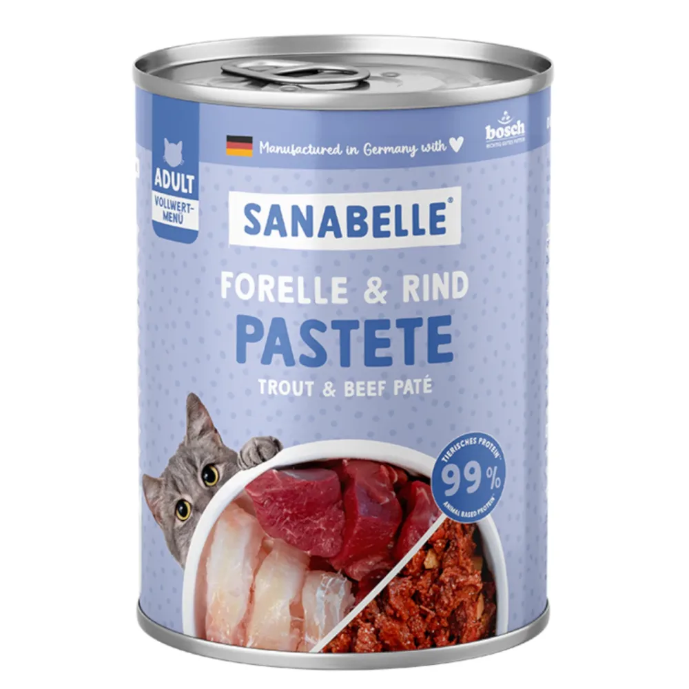 Sanabelle All Meat 6 x 400 g - Forelle & Rind