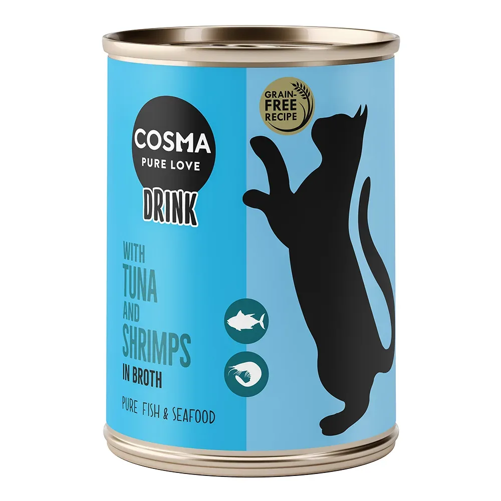 Cosma Drink 6 x 100 g - Thunfisch und Shrimps