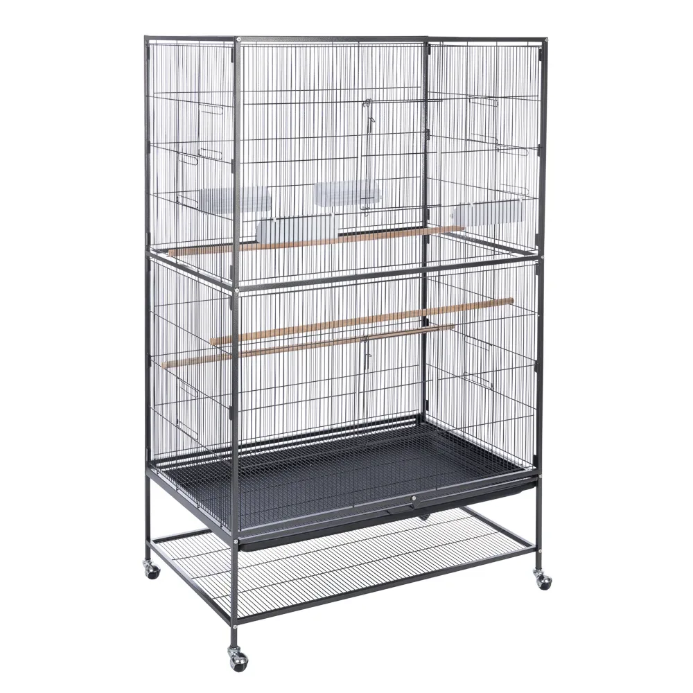 TIAKI Vogelkäfig Grand Espace - L 90 x B 58,4 x H 152,4 cm