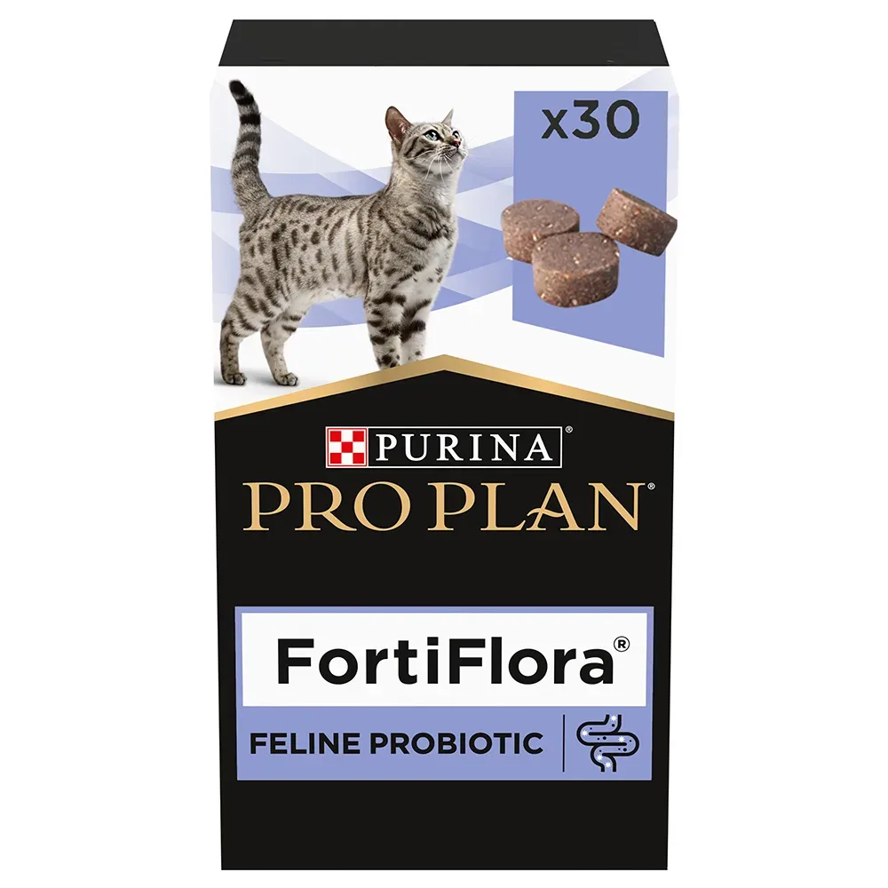 Purina Pro Plan Fortiflora Feline Probiotic Kauwürfel - 15 g (30 Stück)