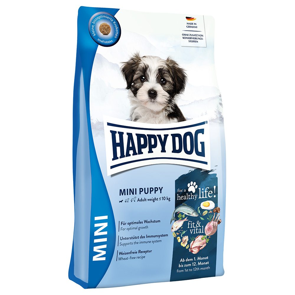 HAPPY DOG fit & vital Trockenfutter Hund Puppy, Mini 4 kg