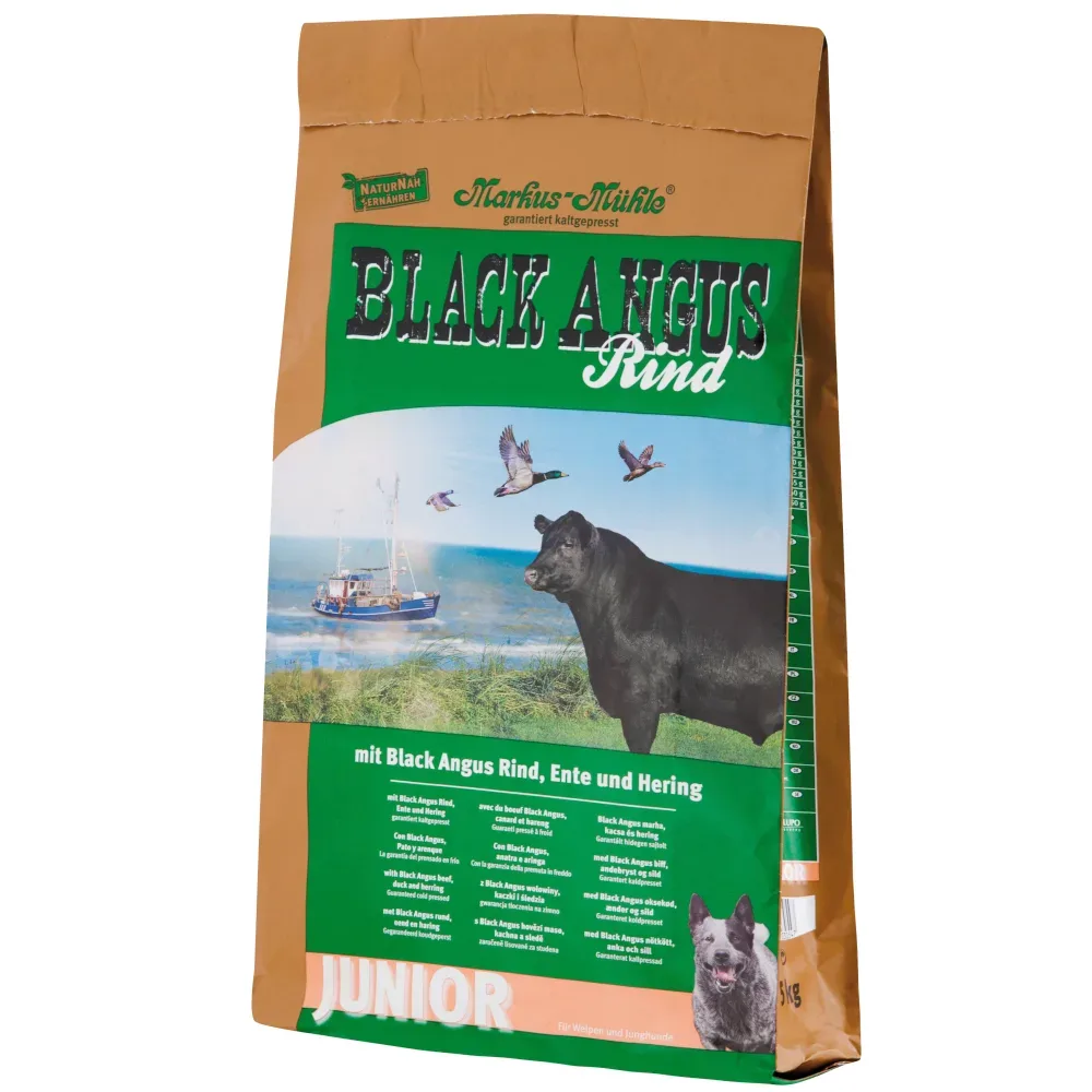 Sparpaket: 2 x Grossgebinde Markus Mühle Trockenfutter - Black Angus Junior (2 x 15 kg)