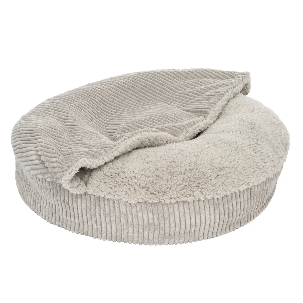 Hundebett Flocke - Ersatzbezug Ø 65 cm, hellgrau