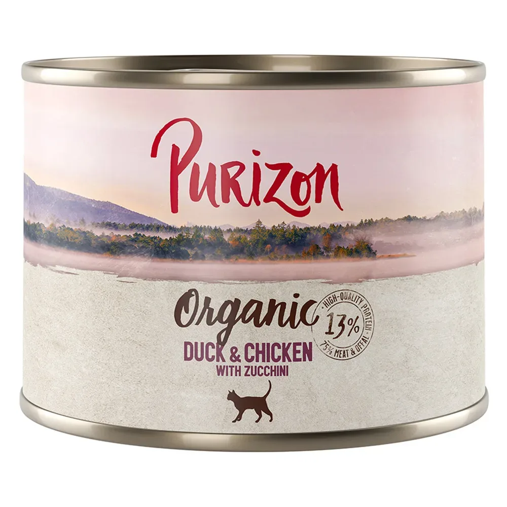 Sparpakete Purizon Organic 12 x 200 g - Rind und Huhn mit Karotte