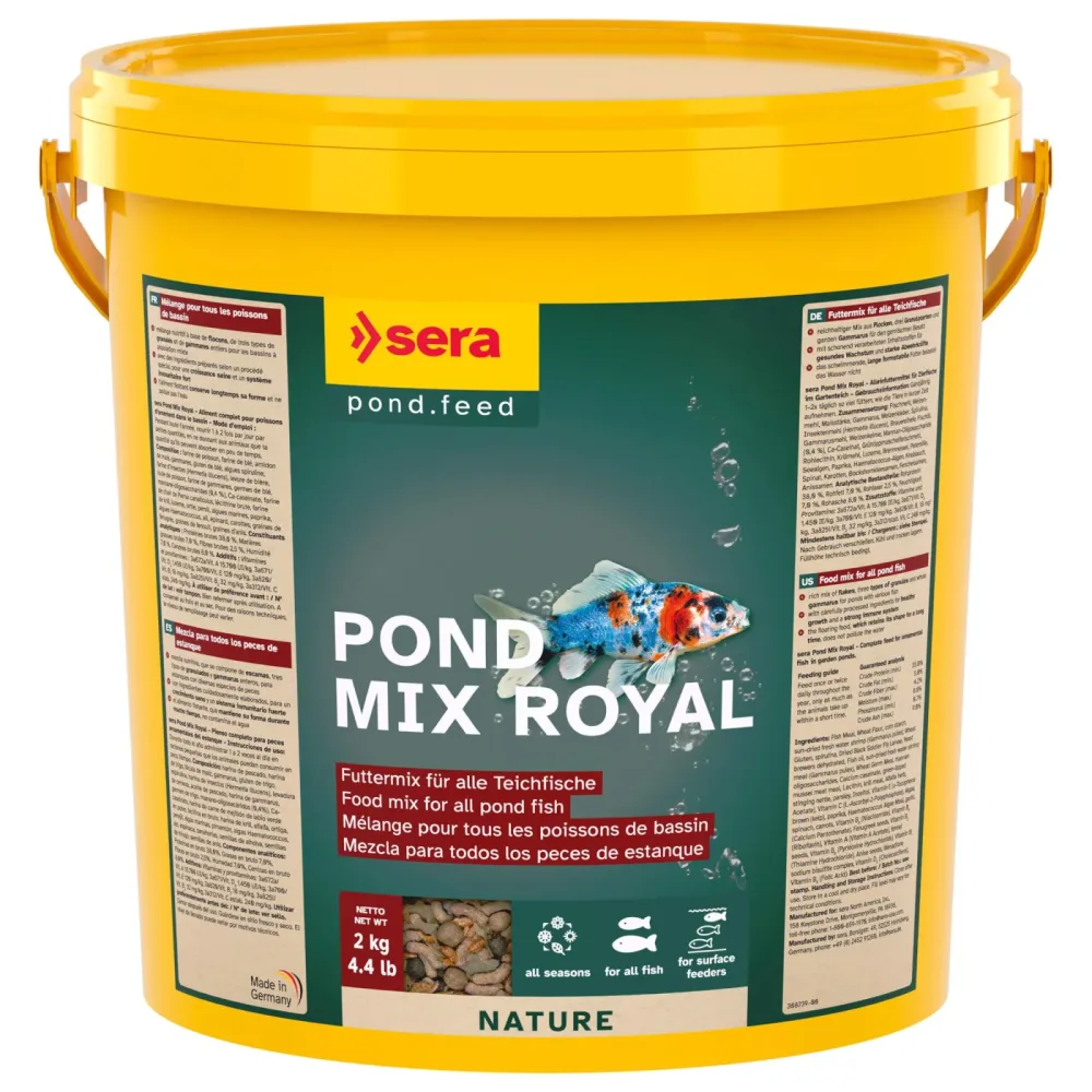 Sera Pond Mix Royal Nature - Sparpaket: 2 x 10 l