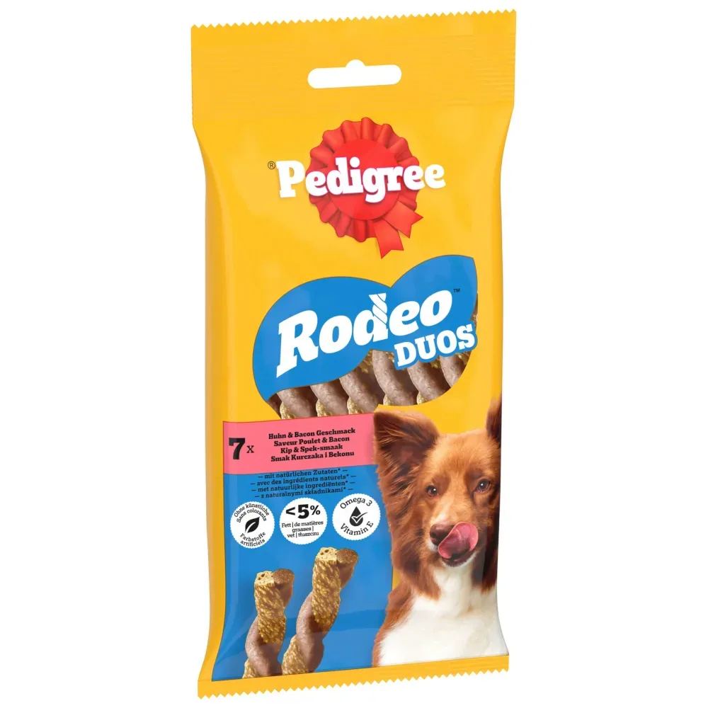 Pedigree Rodeo Duos - Rind und Käse (7 Stück)