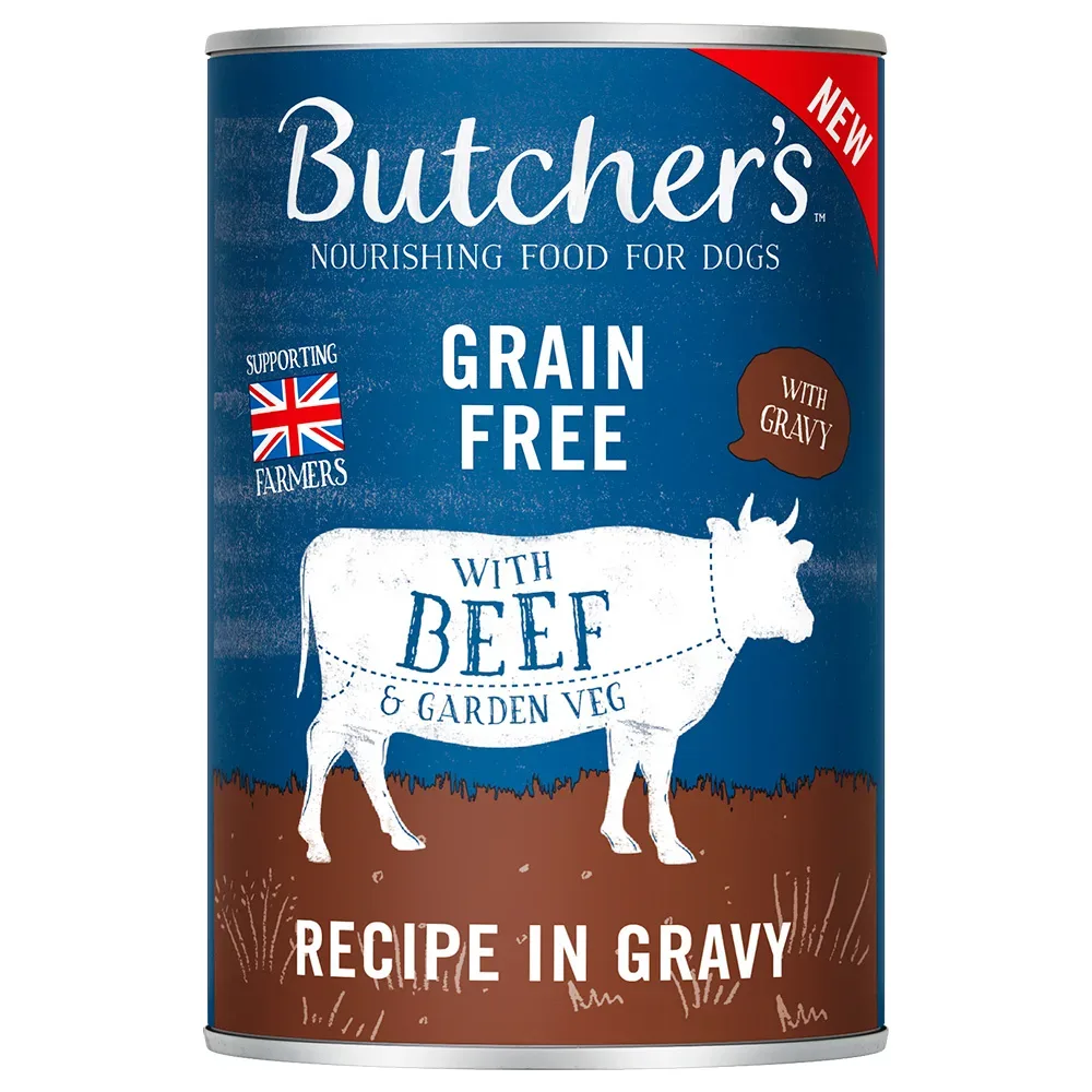 Butcher's Original Getreidefrei für Hunde 24 x 400 g - mit Lamm in Gelee