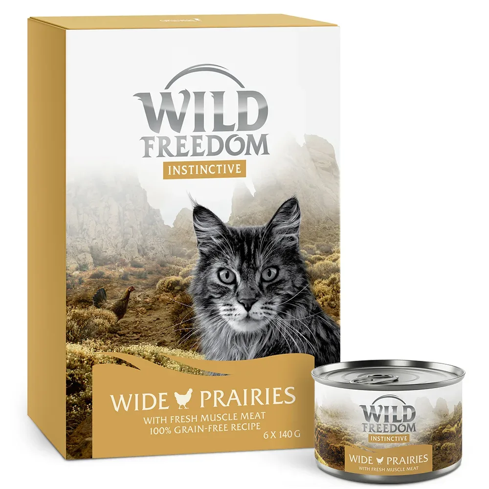 Wild Freedom Instinctive Ergänzungsfuttermittel 6 x 140 g - Wide Praries - Huhn