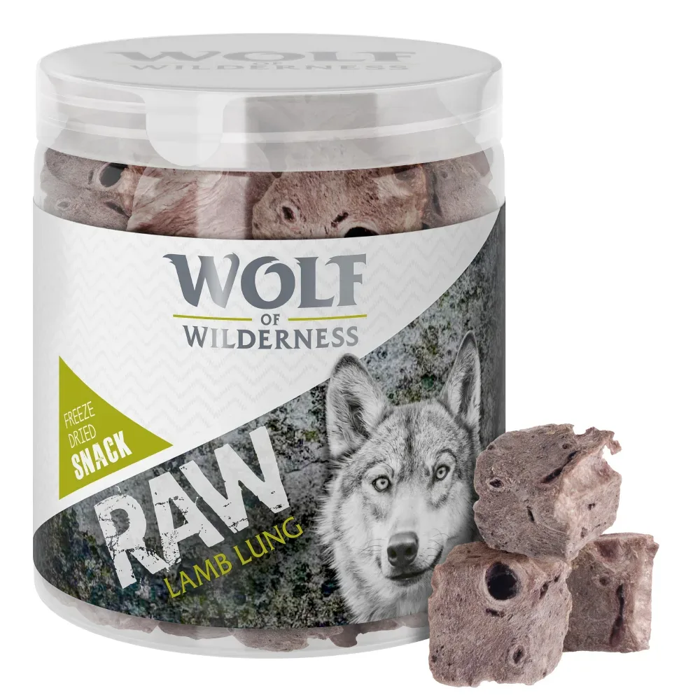 Sparpaket Wolf of Wilderness - RAW Snacks (gefriergetrocknet) - Lammlunge (200 g)