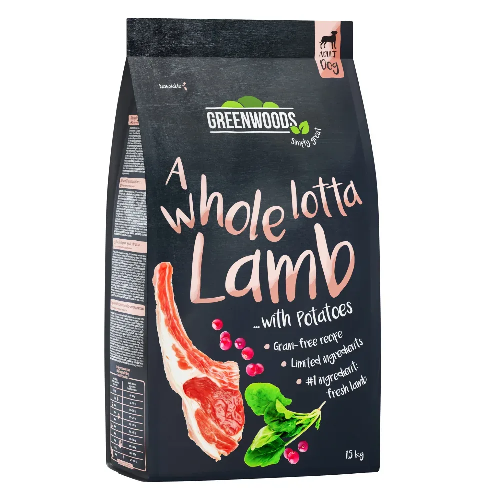 Greenwoods Lamm mit Kartoffeln, Spinat und Cranberries - 4 x 1,5 kg