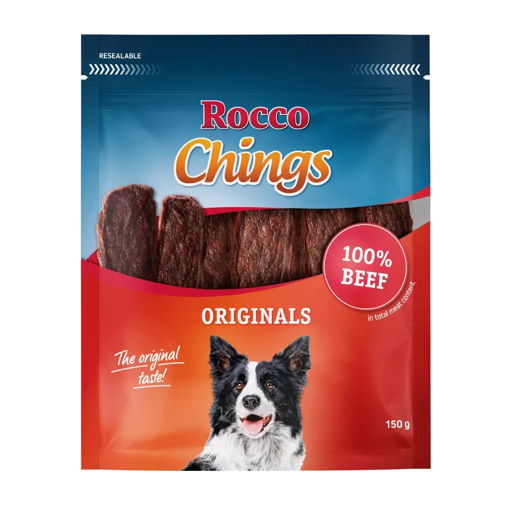 Sparpaket Rocco Chings Originals - Rind 4 x 150 g