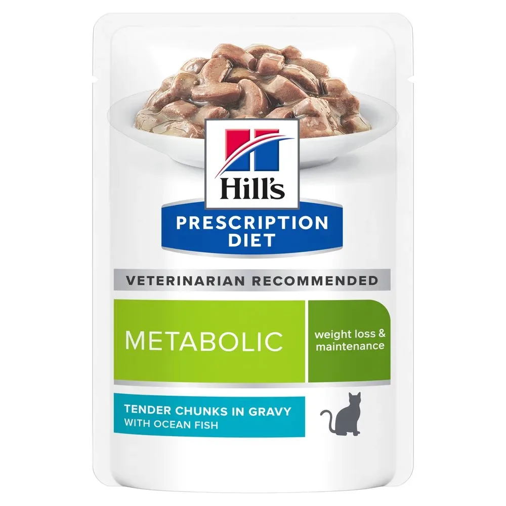 Hill?s Prescription Diet Metabolic mit Meeresfisch - Sparpaket: 48 x 85 g