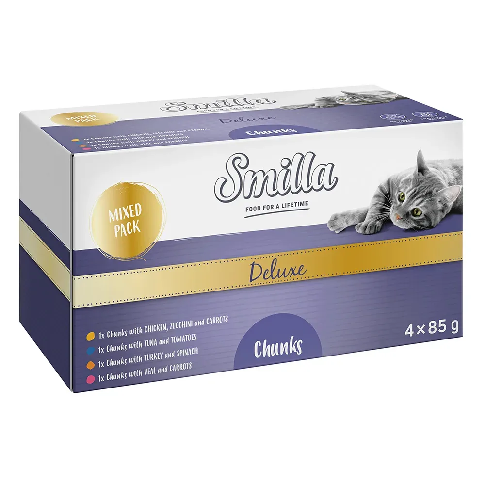Smilla Deluxe Häppchen 48 x 85 g - mit Kalb & Karotten