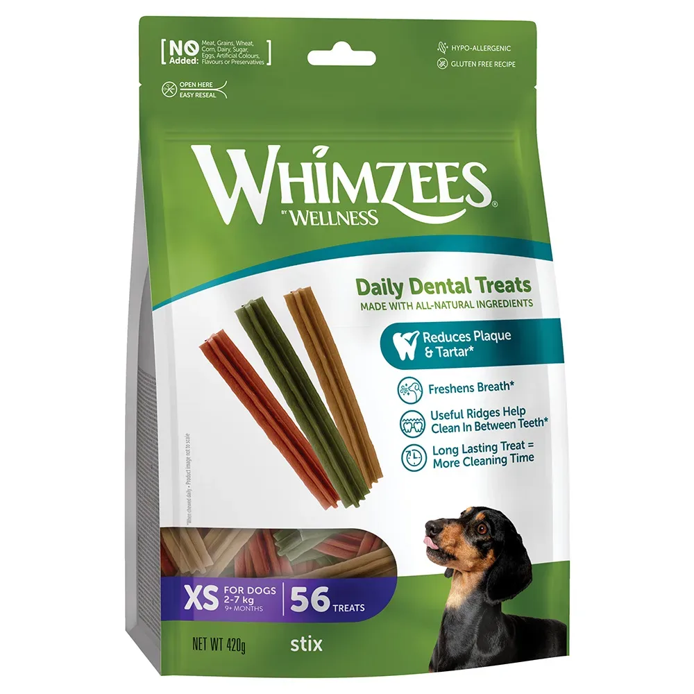 Whimzees by Wellness Stix für Hunde - Sparpaket: 2 x Grösse S