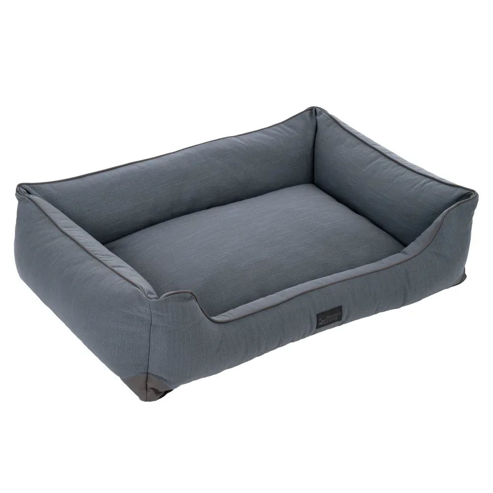 Modern Living Hundebett Skara, dunkelgrau - Grösse L: L 120 x B 80 x H 25 cm