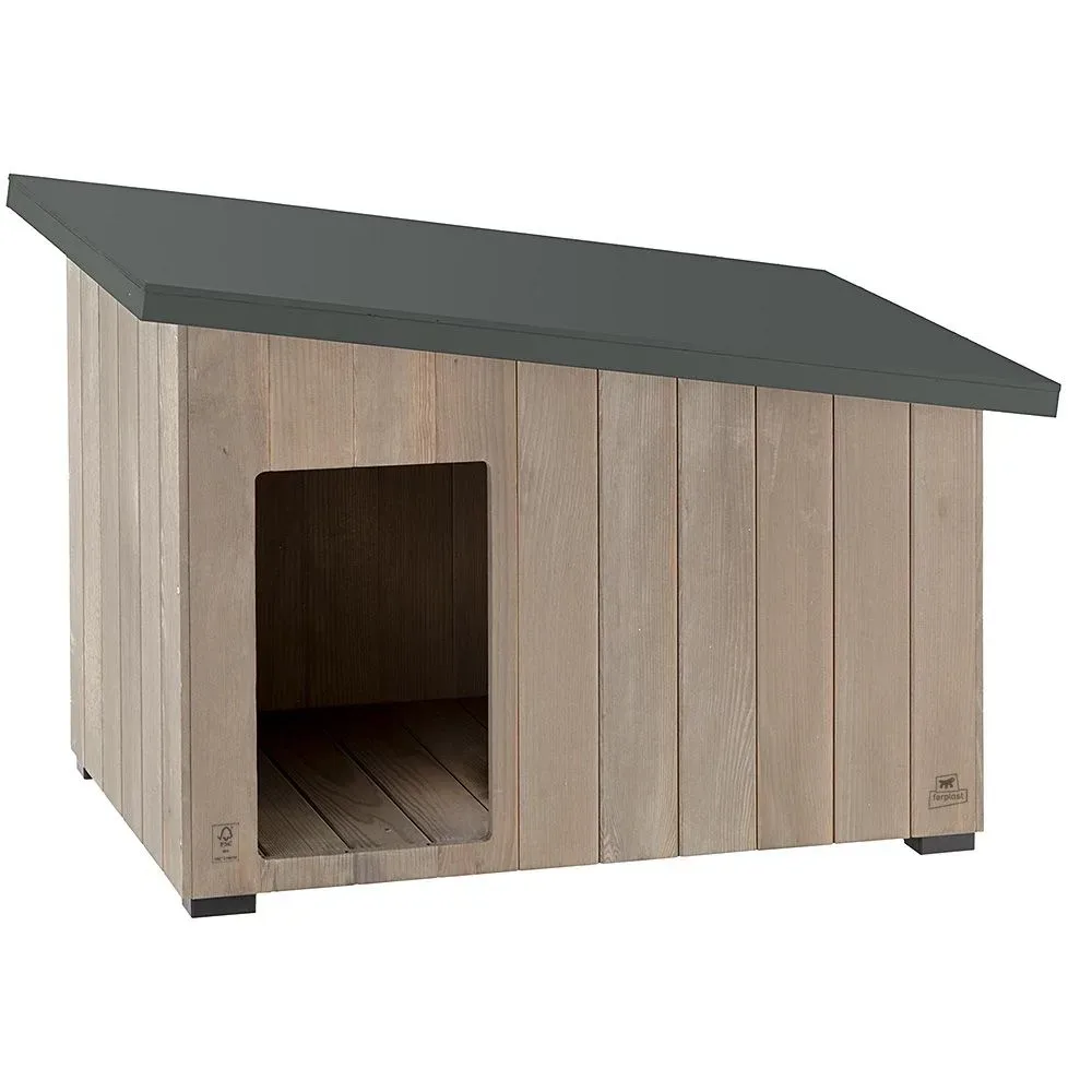 Ferplast Hundehütte Argo - Grösse 100: B 114,5 x T 73 x H 81 cm