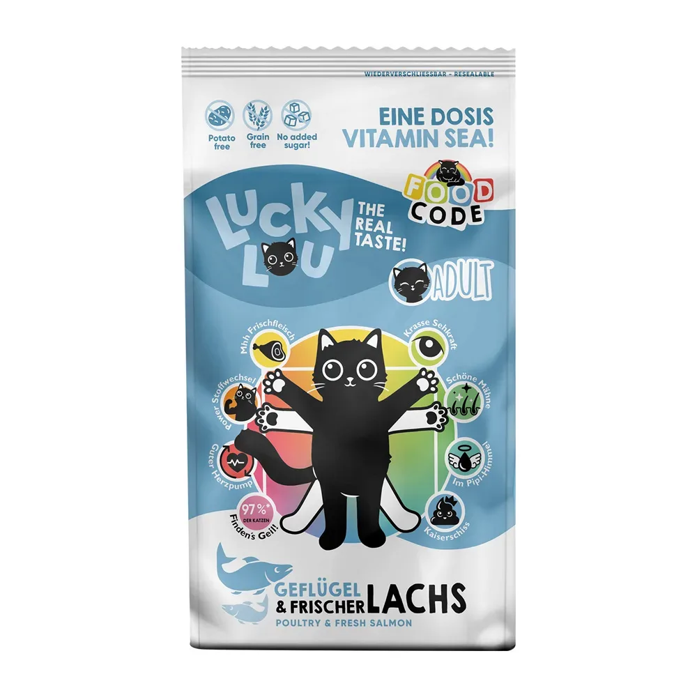 Lucky Lou Adult Geflügel & Lachs - 340 g