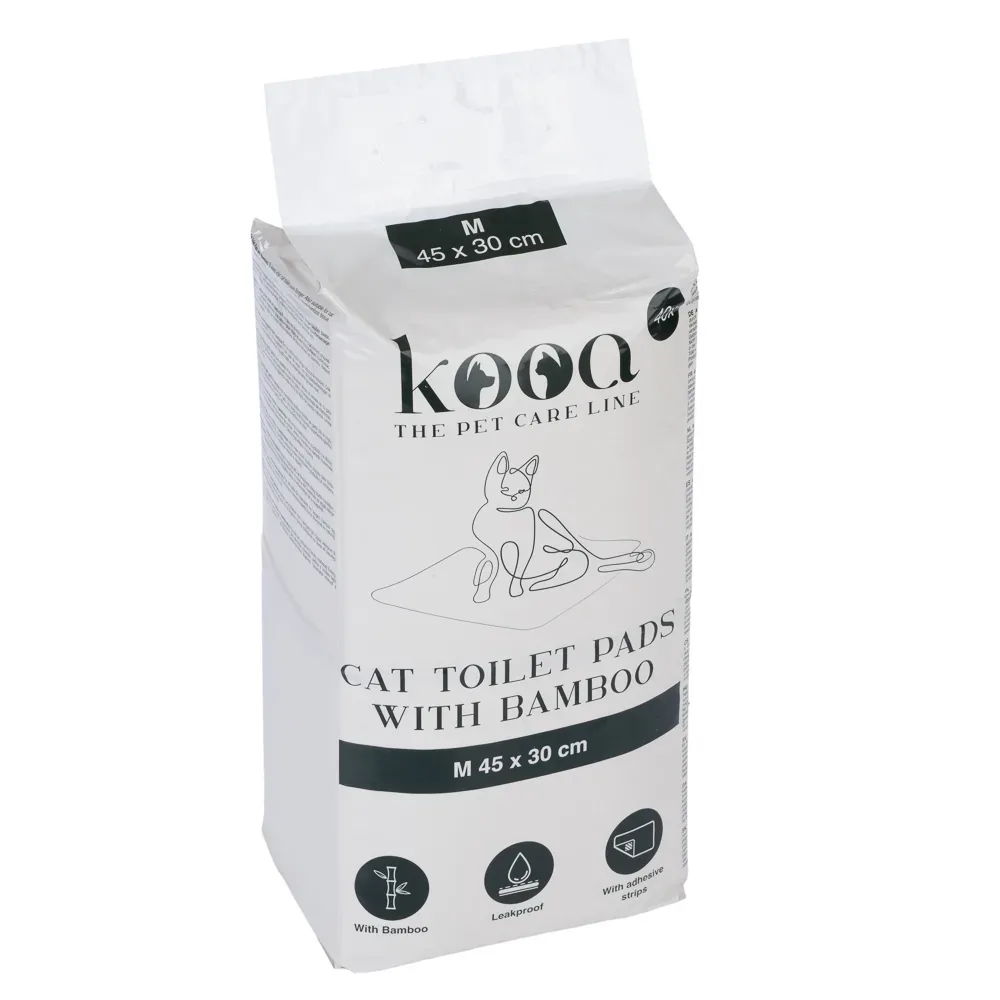 kooa Haubentoilette mit Öko-Kunststoff - Passendes Zubehör: 40x kooa Trainingsunterlage mit Bambus, L 45 x B 30 cm