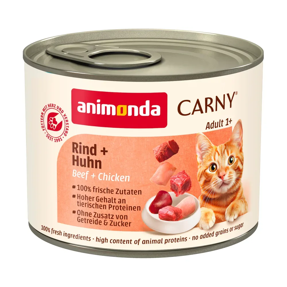 Sparpaket animonda Carny Adult 24 x 200 g - Mix 2 (2 Sorten)